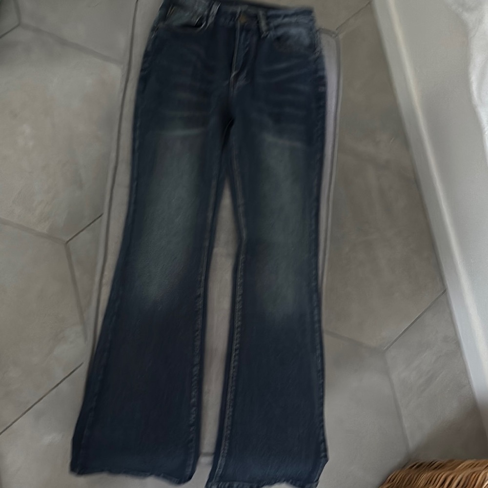 SHEIN Navy Denim Jeans